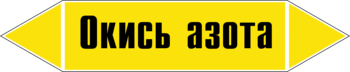 Маркировка трубопровода "окись азота" (пленка, 507х105 мм) - Маркировка трубопроводов - Маркировки трубопроводов "ГАЗ" - . Магазин Znakstend.ru