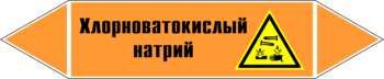 Маркировка трубопровода "хлорноватокислый натрий" (k10, пленка, 507х105 мм)" - Маркировка трубопроводов - Маркировки трубопроводов "КИСЛОТА" - . Магазин Znakstend.ru